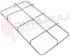 Immagine di GRIGLIA 2 FUOCHI FILO 415X226MM. CROMATA PARKER