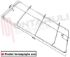Immagine di GRIGLIA 2 FUOCHI FILO 415X226MM. CROMATA PARKER