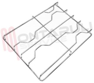 Immagine di GRIGLIA 3 FUOCHI FILO 405X310MM. CROMATA CAMPOMATIC