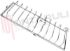 Immagine di GRIGLIA 1 FUOCO FILO 403X140MM. CENTRALE CROMATA SOVRANA