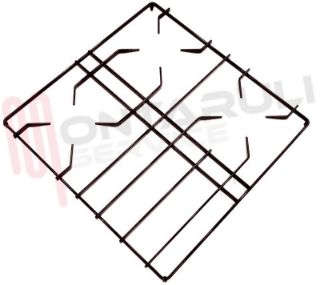 Immagine di GRIGLIA 3 FUOCHI + APPOGGIO PIATTINA 462X453MM MARRONE IGNIS