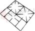 Immagine di GRIGLIA 3 FUOCHI GHISA 475X427MM. BECCHI STICE