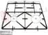 Immagine di GRIGLIA 3 FUOCHI GHISA 475X427MM. BECCHI STICE