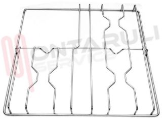 Immagine di GRIGLIA 3 FUOCHI+PIASTRA FILO 463X473MM. INOX ELBA