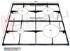 Immagine di GRIGLIA 4 FUOCHI GHISA 460X460MM. REX