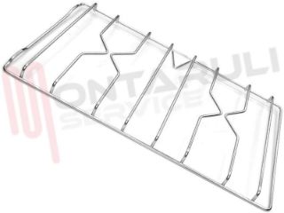 Immagine di GRIGLIA 2 FUOCHI FILO 512X270MM. INOX ZANUSSI - SX