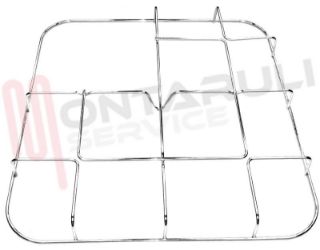 Immagine di GRIGLIA 3 FUOCHI+PIASTRA FILO 475X447MM. CROMATA GASFIRE