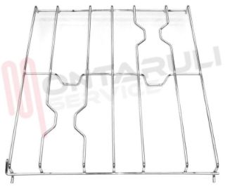 Immagine di GRIGLIA 2 FUOCHI FILO 425X367MM. CROMATA IGNIS