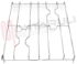 Immagine di GRIGLIA 2 FUOCHI FILO 425X367MM. CROMATA IGNIS