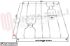 Immagine di GRIGLIA 2 FUOCHI FILO 425X367MM. CROMATA IGNIS