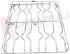 Immagine di GRIGLIA 4 FUOCHI FILO 470X401MM. CROMATA NARDI