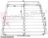 Immagine di GRIGLIA 3 FUOCHI FILO 463X455MM. INOX ARISTON