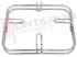 Immagine di GRIGLIA 1 FUOCO FILO 245X212MM. CROMATA NARDI