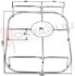 Immagine di GRIGLIA 1 FUOCO FILO 188X237MM. CROMATA JOLLY INOX