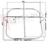 Immagine di GRIGLIA 1 FUOCO FILO 140X224MM. CROMATA STAR
