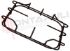 Immagine di GRIGLIA 1 FUOCO FILO 225X144MM. SMALTATA MARRONE STAR