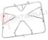 Immagine di GRIGLIA 1 FUOCO FILO 179X179MM. CROMATA SVB EUROCAMPING