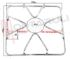 Immagine di GRIGLIA 1 FUOCO FILO 179X179MM. CROMATA SVB EUROCAMPING