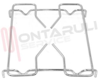 Immagine di GRIGLIA 1 FUOCO FILO 255X180MM. CROMATA CASELLATO