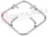 Immagine di GRIGLIA 1 FUOCO FILO 100X100MM. CROMATA PARKER