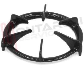 Immagine di GRIGLIA 1 FUOCO GHISA D.141MM. NERA TECNOGAS