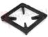 Immagine di GRIGLIA 1 FUOCO GHISA 105X105MM. SMALTATA NERA LIQUIGAS