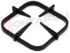 Immagine di GRIGLIA 1 FUOCO GHISA 100X100MM. NERA FARGAS