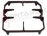 Immagine di GRIGLIA 1 FUOCO GHISA 200X200MM. MARRONE LIGMAR