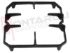 Immagine di GRIGLIA 1 FUOCO GHISA 200X200MM. NERA LIGMAR