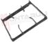 Immagine di GRIGLIA 1 FUOCO GHISA 203X185MM. NERA ARISTON