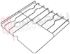 Immagine di GRIGLIA IN FILO 3 FUOCHI + PIASTRA 458X455X39MM.