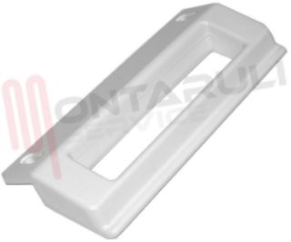 Immagine di MANIGLIA FRIGO BIANCA LATERALE L=160MM.