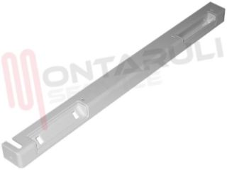 Immagine di MANIGLIA FRIGO INCASSO INF.DX - SUP.SX BIANCA 590X40MM.