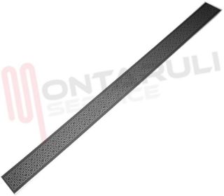 Immagine di MOSTRINA MANIGLIA PORTA FRIGO CROMATA L=373MM.