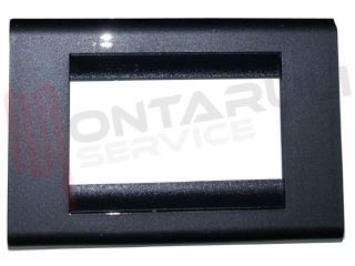 Immagine di PLACCA 4 POSTI METALLO ANTRACITE SERIE LIVING CLASSIC
