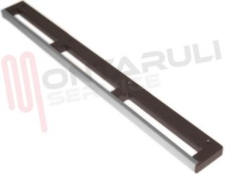 Immagine di MANIGLIA PORTA FORNO MARRONE-INOX L=58,3CM.