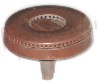 Immagine di BRUCIATORE FUNGO GHISA + DOPPIA CORONA SMALTATA MARRONE