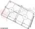 Immagine di GRIGLIA 2 FUOCHI FILO 430X260MM. CROMATA IGNIS