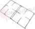 Immagine di GRIGLIA 2 FUOCHI FILO 430X260MM. CROMATA IGNIS