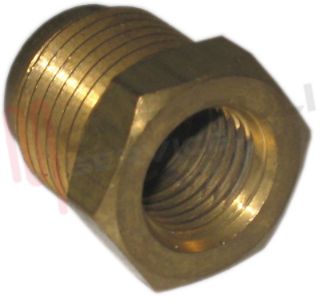 Immagine di RACCORDO RIDUZIONE MASCHIO 1/4 SAE-FEMMINA R407-R22-R404