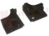 Immagine di KIT TERMINALE MANIGLIA FORNO MARRONE SX+DX CF.2PZ. (SX-92940