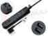 Immagine di PRESA MULTIPLA 4PR. BIVALENTE C/CAVO+2USB 2P+T 16A NERA
