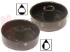 Immagine di KIT MANOPOLA FUOCO + PIASTRA MARRONE 4PZ.