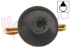 Immagine di MANOPOLA RUSTICA FORNO MARRONE/ORO D.6MM.