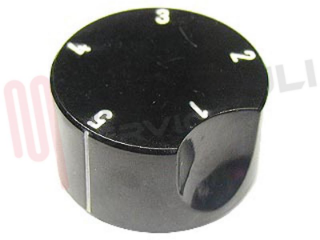 Immagine di MANOPOLA PIASTRA NERA D.7MM.