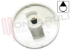 Immagine di MANOPOLA PIASTRA ELETTRICA TOP90 BIANCO26 D.6MM.