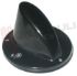 Immagine di MANOPOLA NERA PIANO COTTURA D.6MM.
