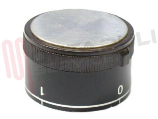 Immagine di MANOPOLA FORNO NERA-MARRONE D.8MM.