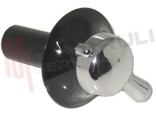 Immagine di MANOPOLA FUOCO NERO-SILVER D.6MM.