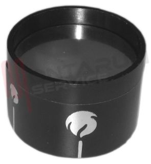 Immagine di MANOPOLA FUOCO NERA/SILVER D.9MM.